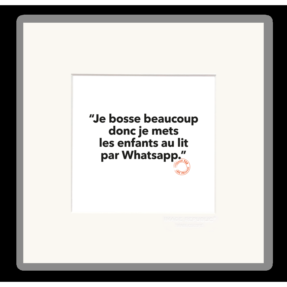 image republic 153 JE BOSSE BEAUCOUP DONC JE METS LES ENFANTS