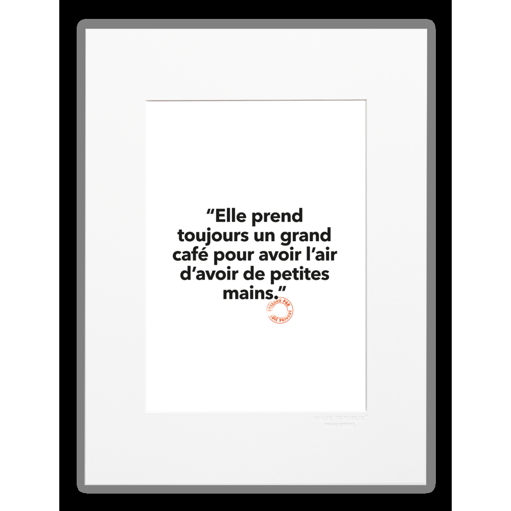 image republic 95 ELLE PREND TOUJOURS UN PETIT CAFE