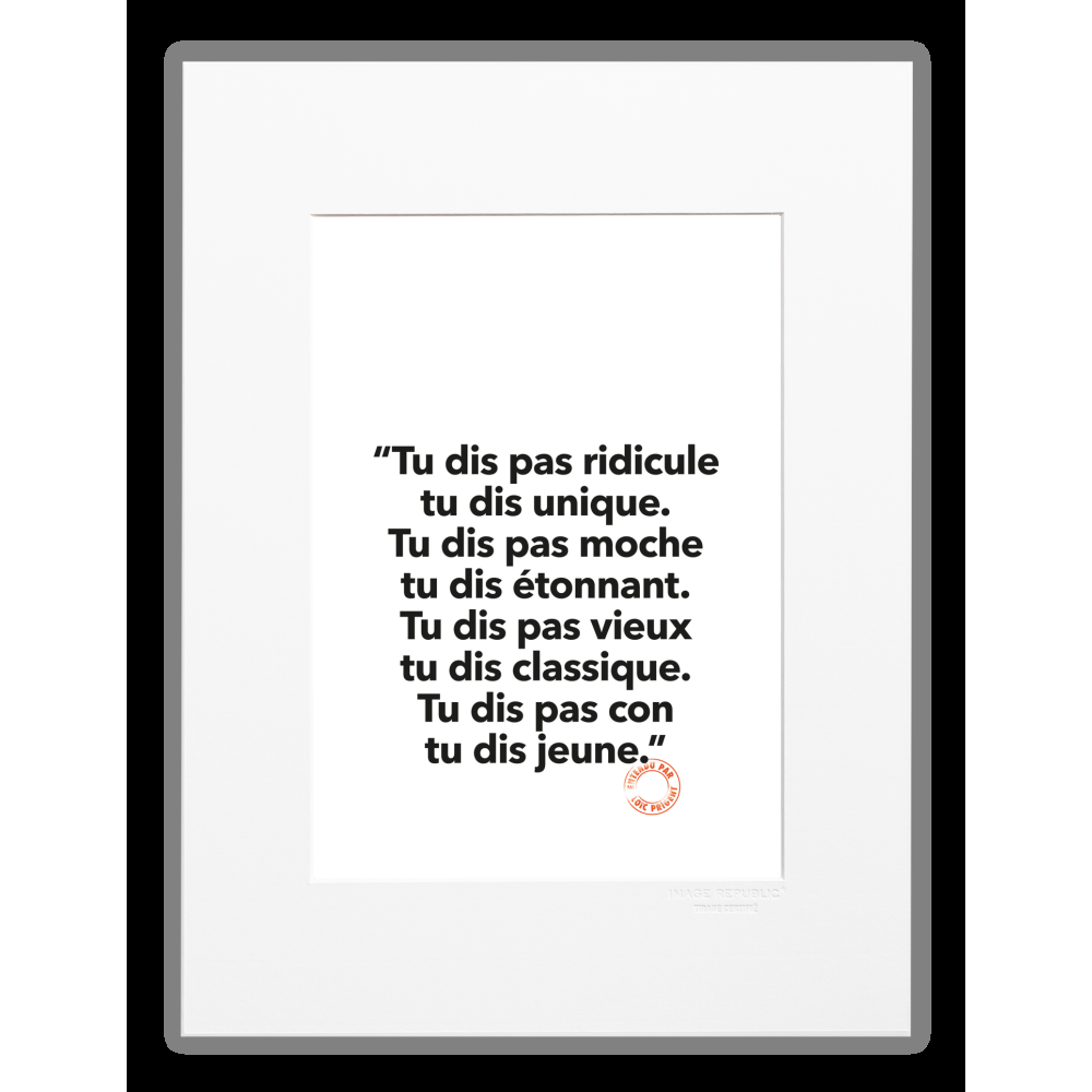 image republic 06 TU NE DIS PAS RIDICULE