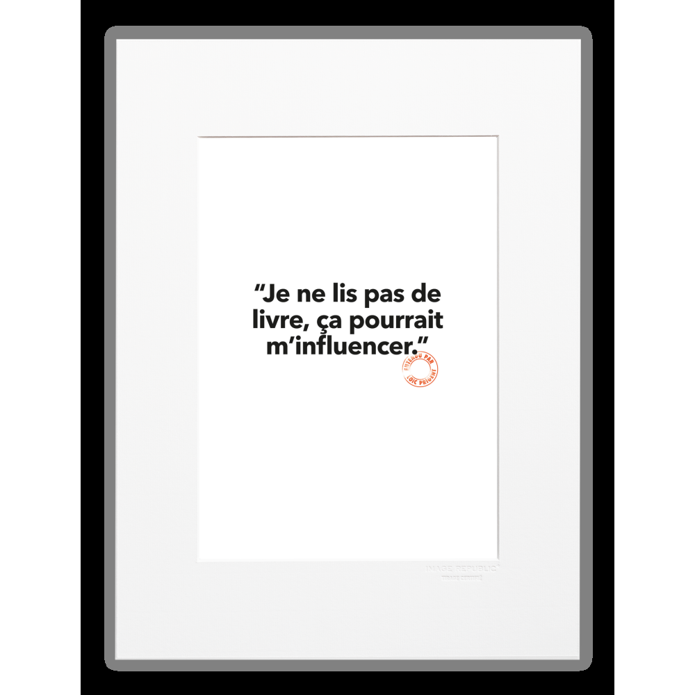 image republic 07 JE NE LIS PAS DE LIVRE