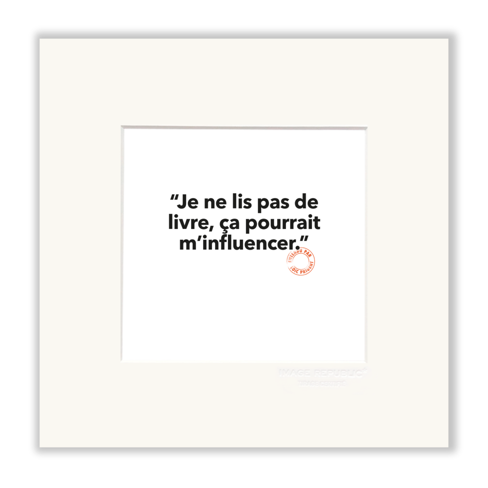 image republic 07 JE NE LIS PAS