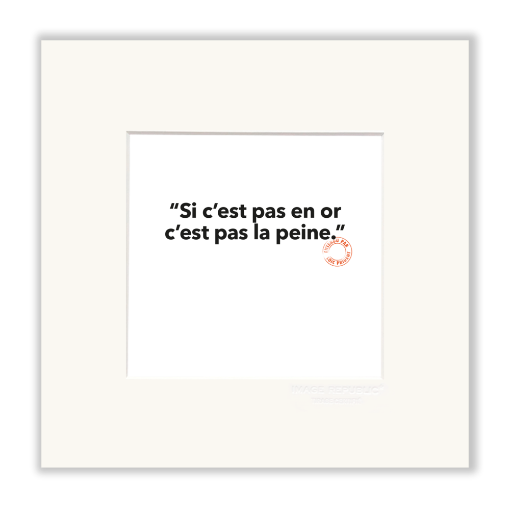 image republic 120 SI C'EST PAS EN OR