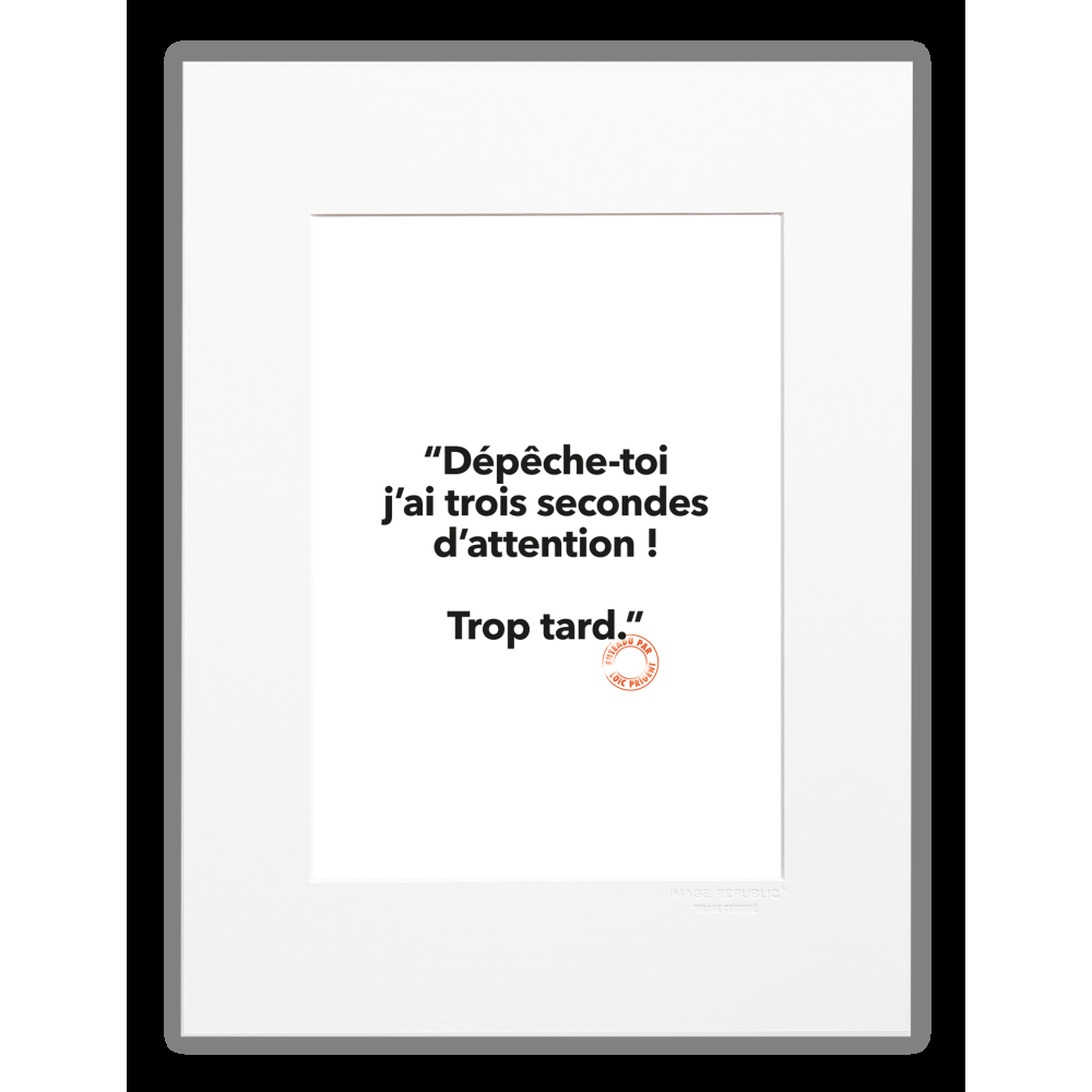 image republic 123 DEPECHE TOI J'AI TROIS SECONDES