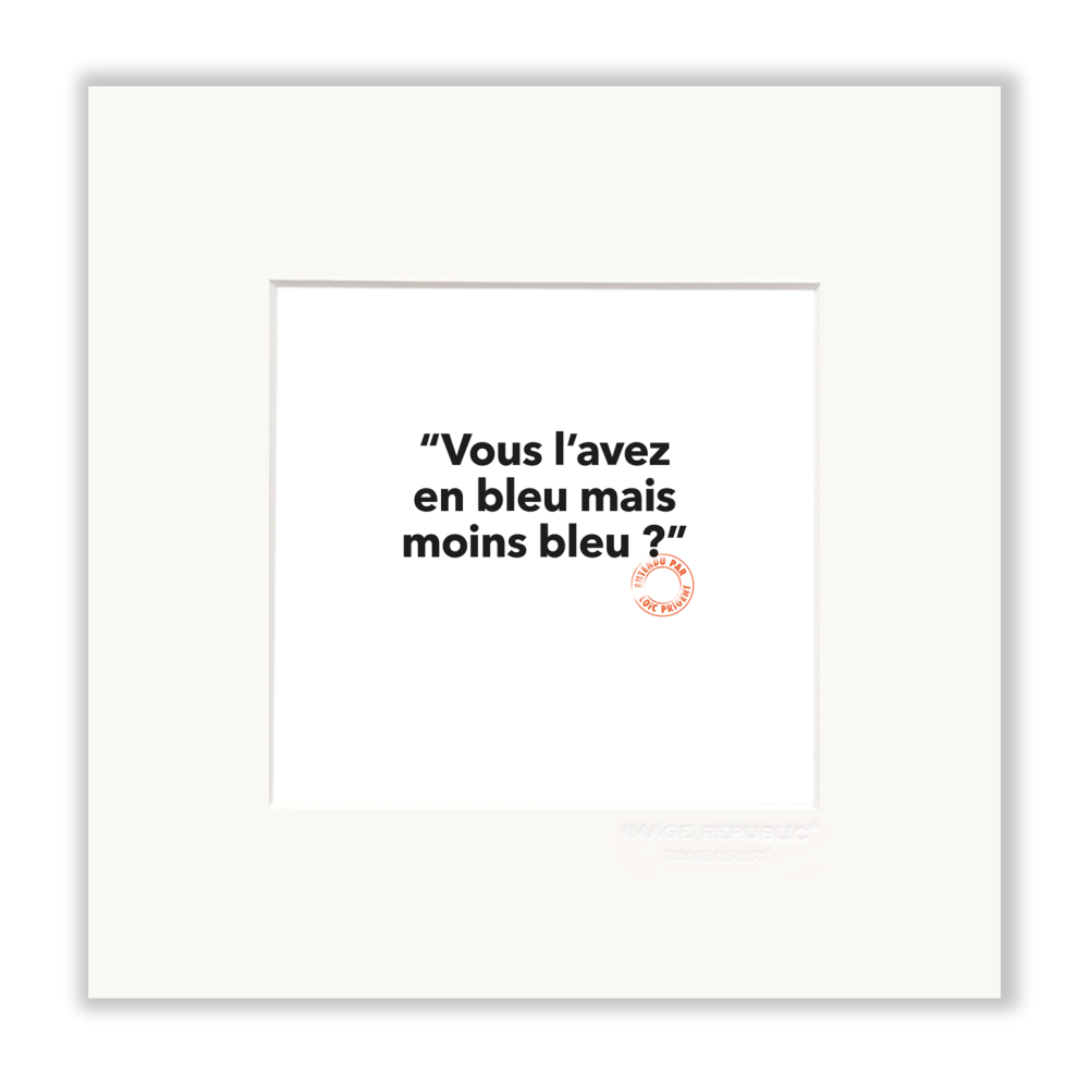 image republic 129 VOUS L'AVEZ EN BLEU