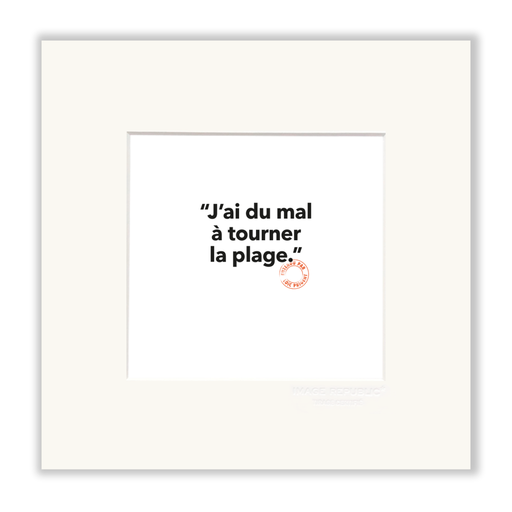 image republic 137 J’AI DU MAL À TOURNER LA PLAGE