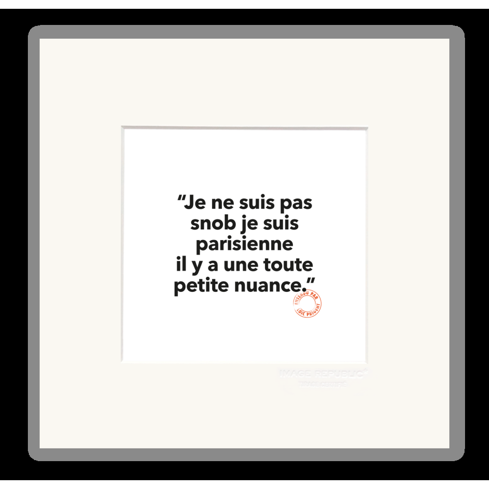 image republic 53 JE NE SUIS PAS SNOB