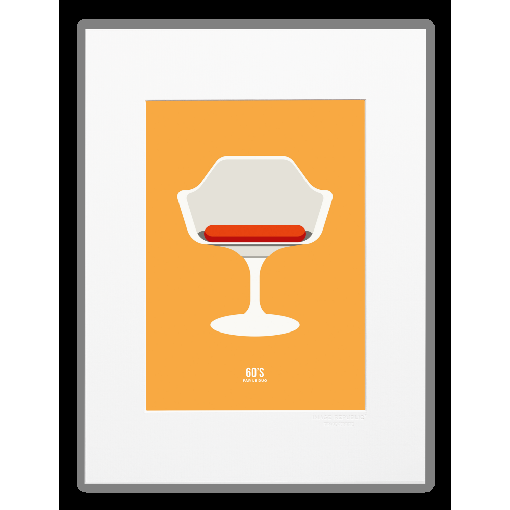 image republic 60 CHAIR ASSISE 3 ROUGE