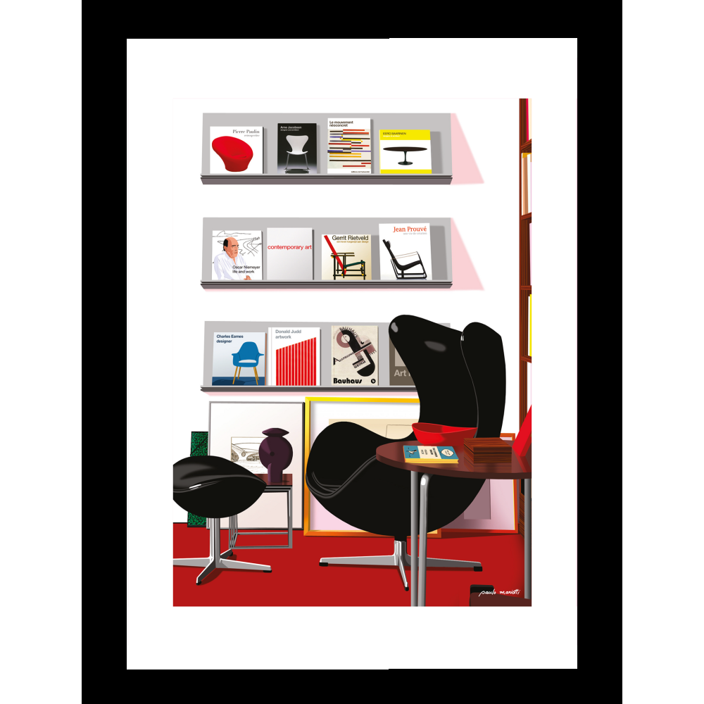 image republic IDEAT 09 Intérieur avec “Egg Chair”