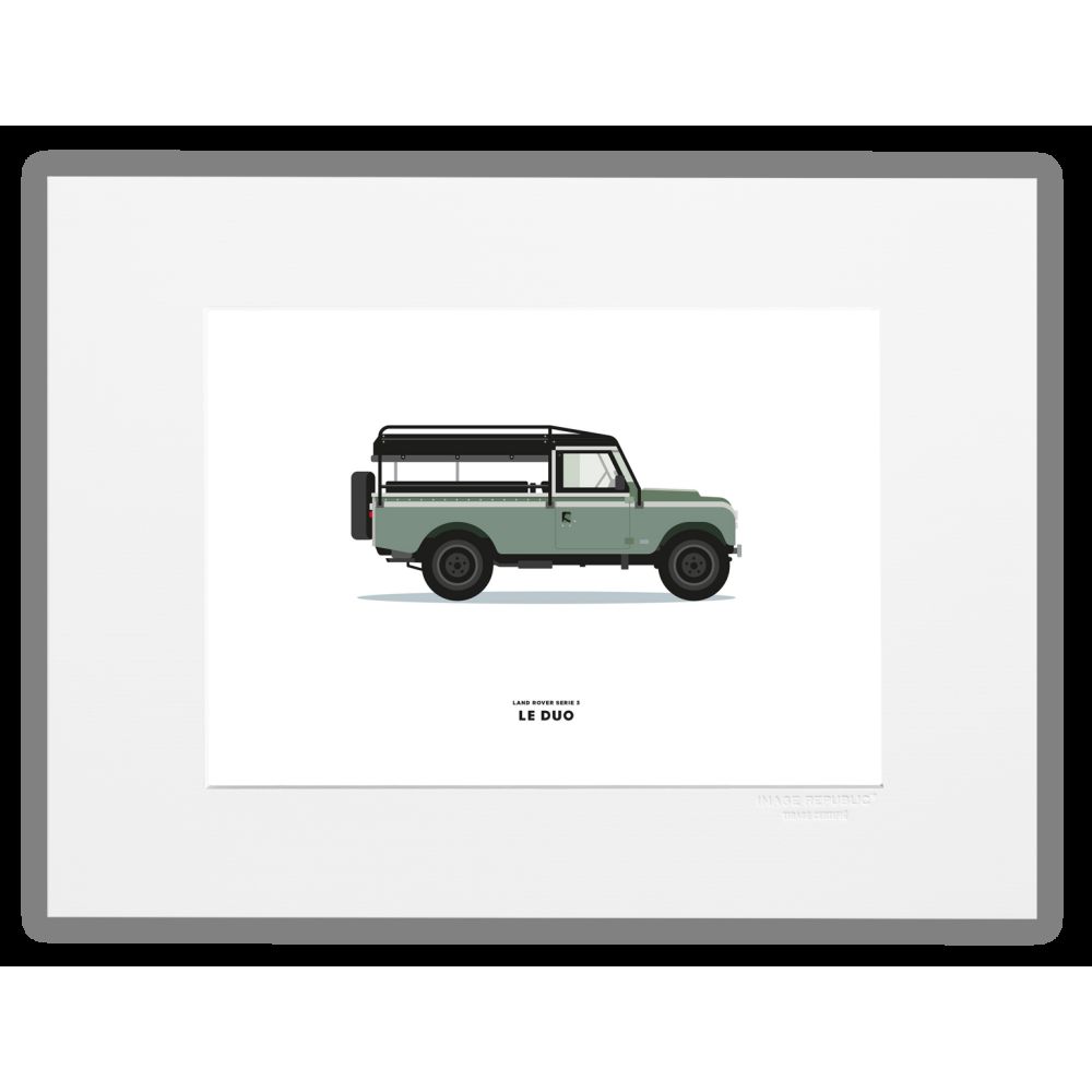 image republic LAND ROVER GRISE