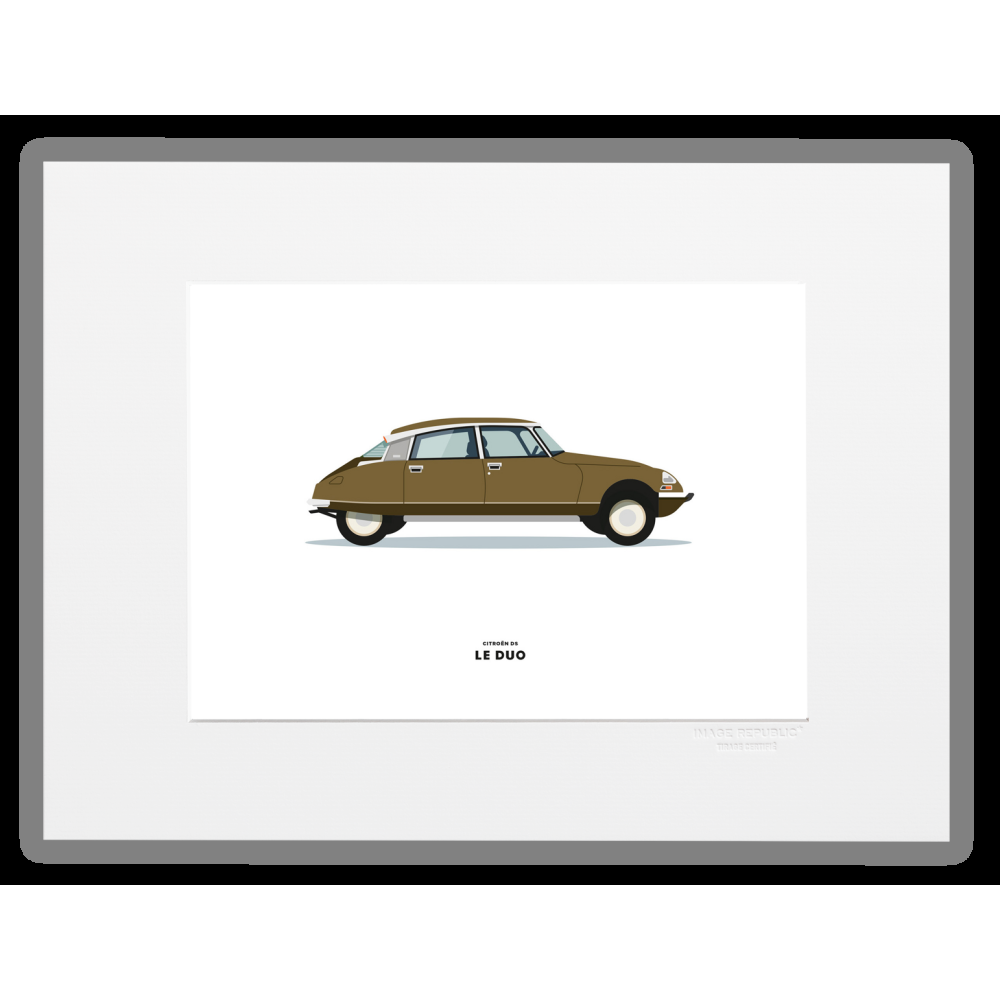 image republic VOITURE CITROEN DS MARRON