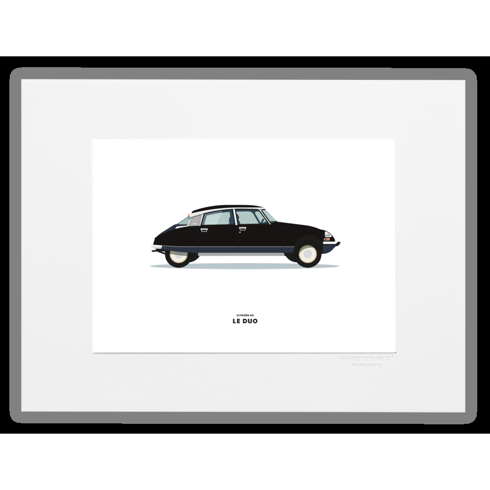 image republic VOITURE CITROEN DS NOIRE