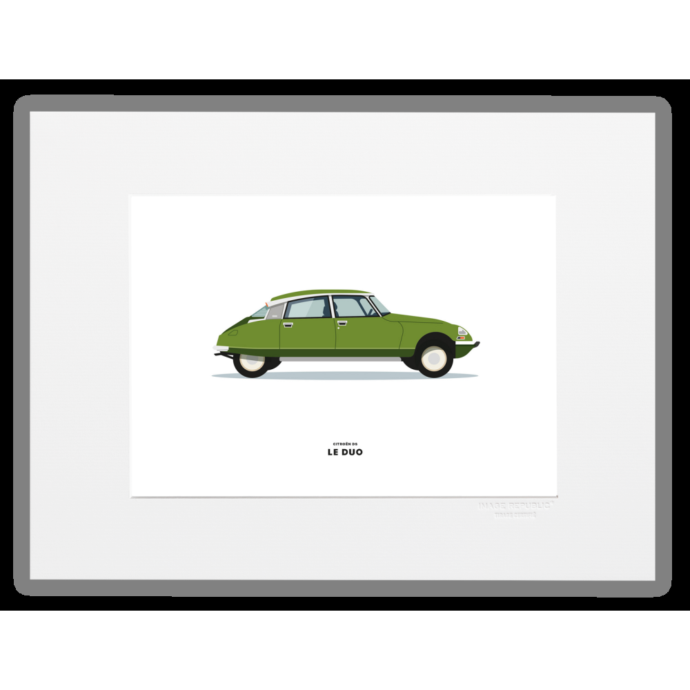 image republic VOITURE CITROEN DS VERTE
