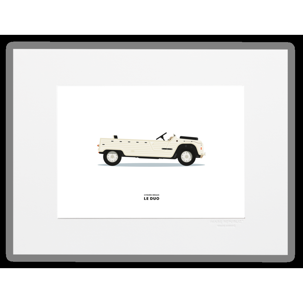 image republic VOITURE CITROEN MEHARI BLANCHE