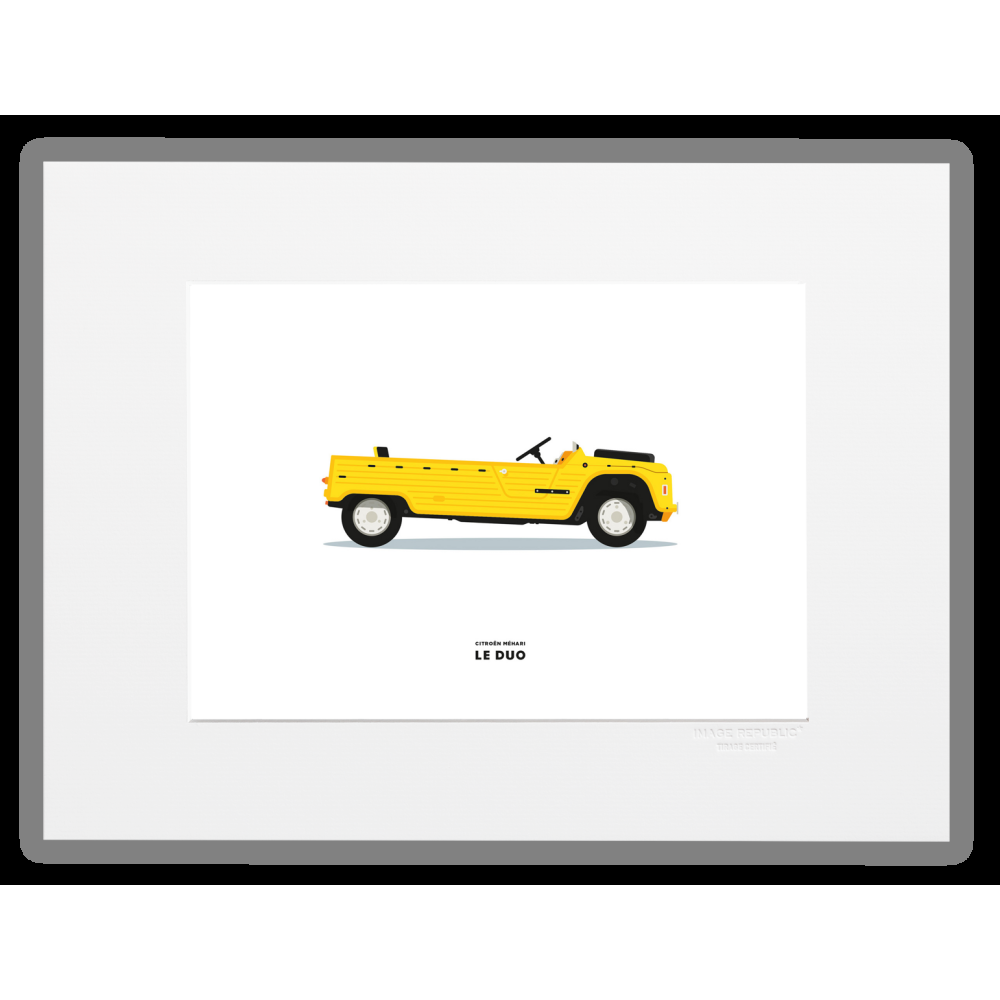 image republic VOITURE CITROEN MEHARI JAUNE