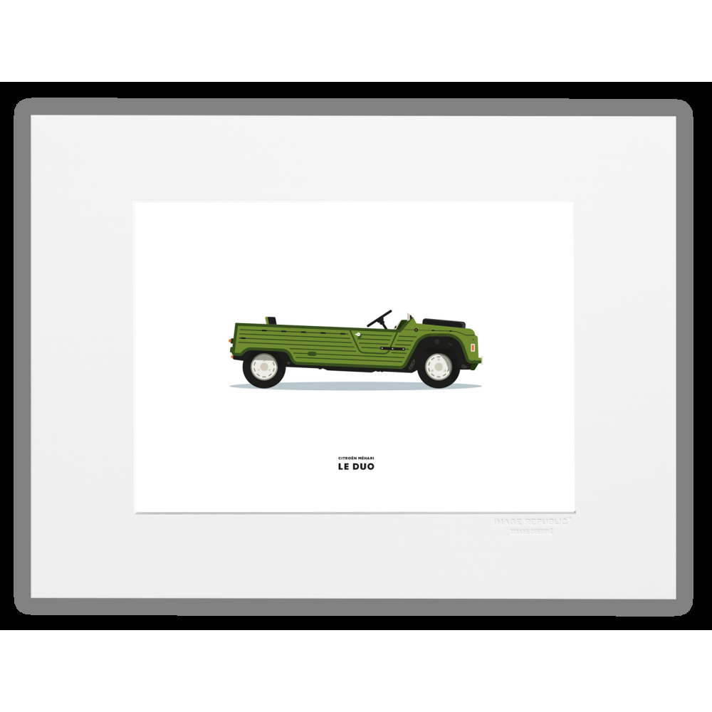 image republic VOITURE CITROEN MEHARI VERTE