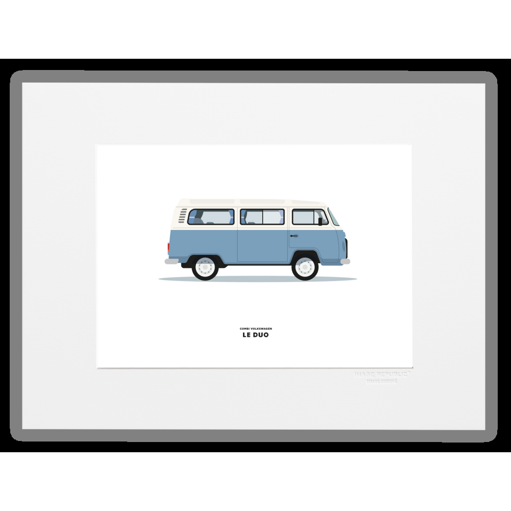 image republic VOITURE COMBI VOLKSWAGEN BLEUE