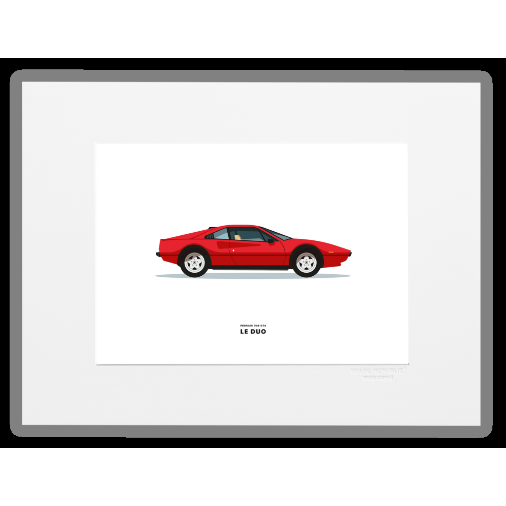 image republic VOITURE FERRARI 308 GTB ROUGE