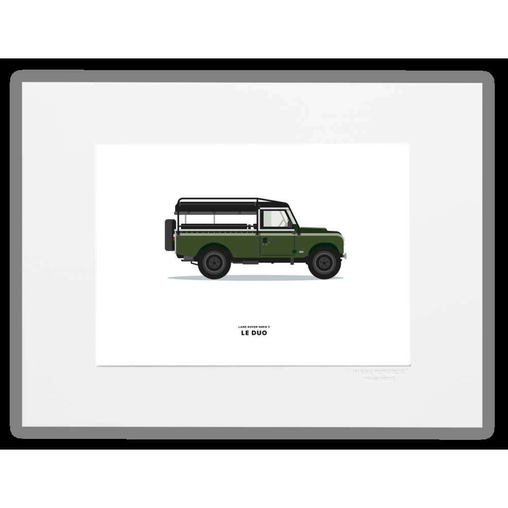 image republic VOITURE LAND ROVER VERTE