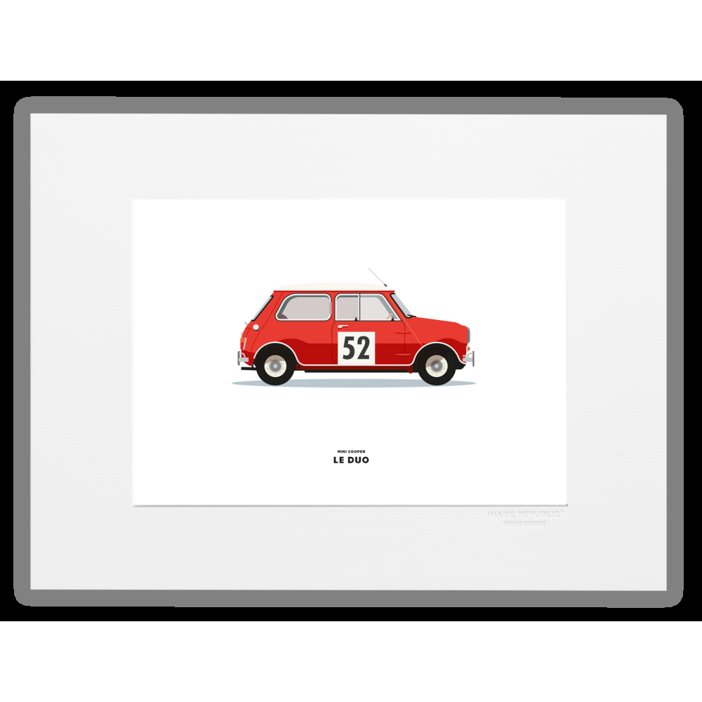 image republic VOITURE MINI COOPER ROUGE