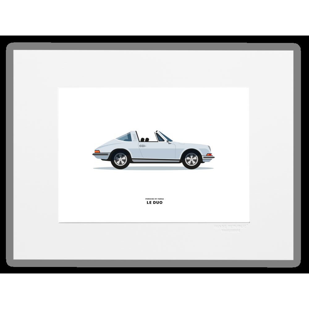 image republic VOITURE PORSCHE 911 TARGA BLANCHE