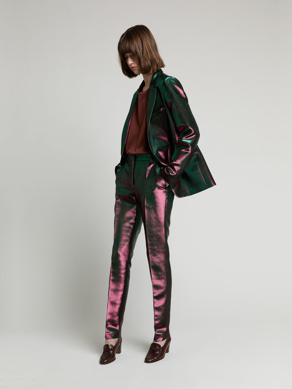 Indress Juliane Green Burgundy