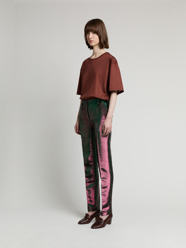 Indress Juliane Green Burgundy