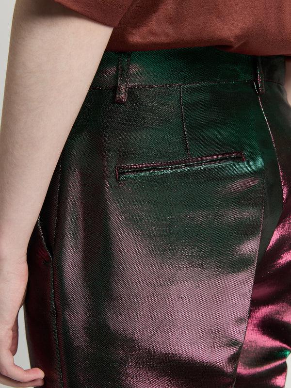 Indress Juliane Green Burgundy