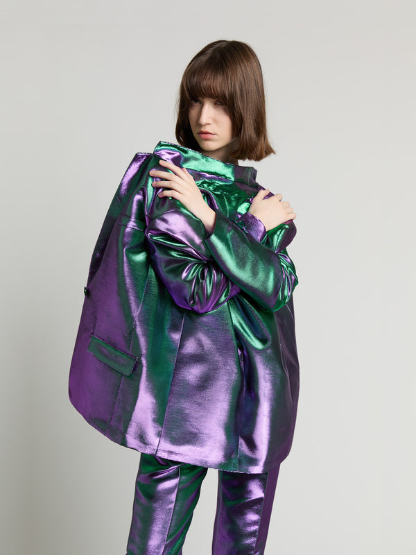 indress Leonardo Purple Green