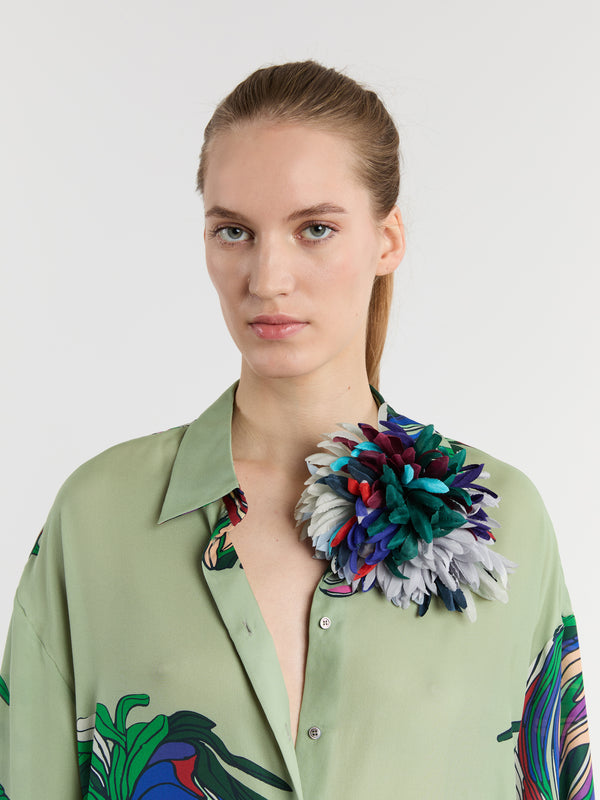 Indress Nico Multico: Multico Grey / Emerald