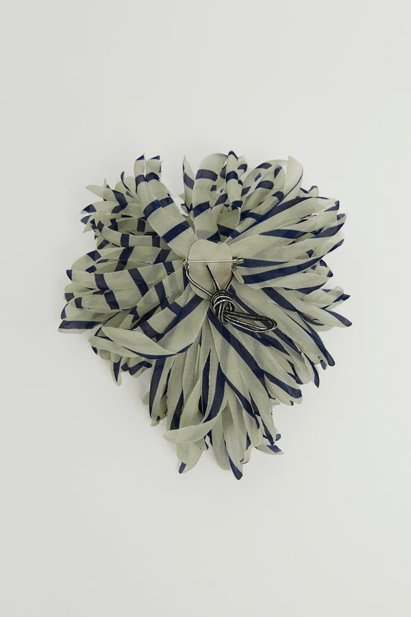 Indress Nicole Striped Ecru / Blue