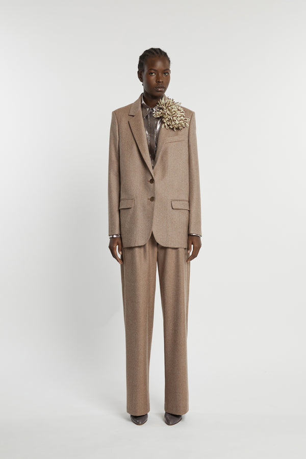 Indress Nicole Striped Ecru / Brown