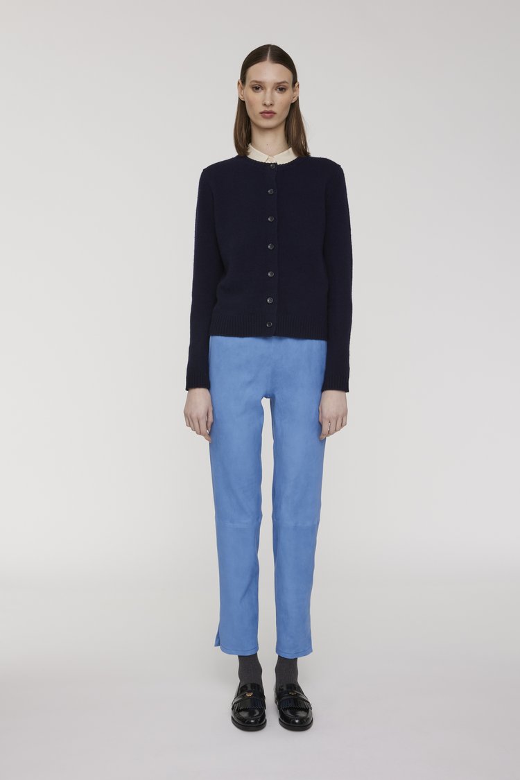 inès & marèchal LIBRA - Suede stretch trousers