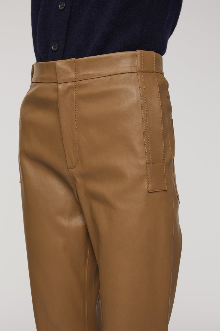 inès & Marèchal OLAF - Leather Stretch Trousers