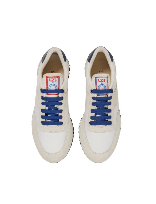 Ines De La Fressange Baskets "77" UZS X Ines De La Fressange Unisexe Blanc/beige/bleu