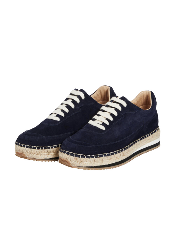 Ines De La Fressange Baskets-espadrilles Tracy Bleu Marine