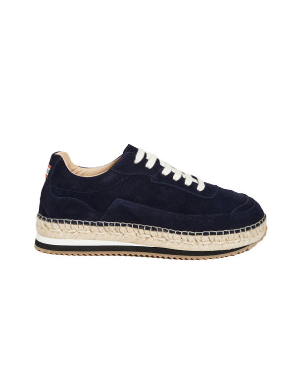 ines de la fressange Baskets-espadrilles Tracy bleu marine