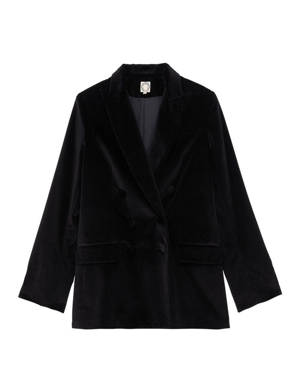 ines de la fressange Blazer coupe droite en coton Ezio