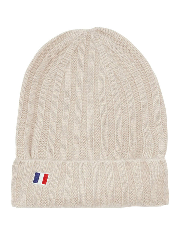 ines de la fressange Bonnet à revers beige Ines x Notshy