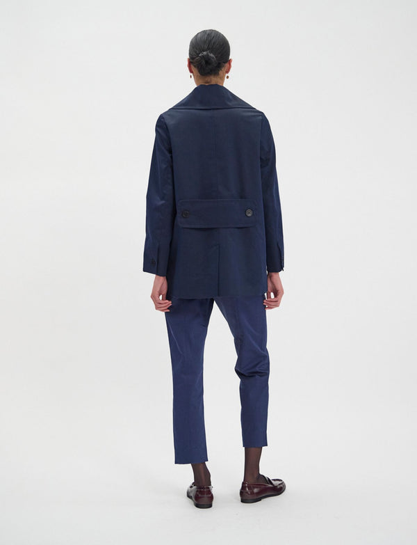 Ines De La Fressange Caban Séraphine Bleu Navy Léger