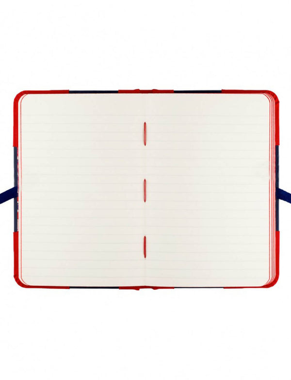 Ines De La Fressange Carnet Médium Ines Bleu Marine Et Rouge