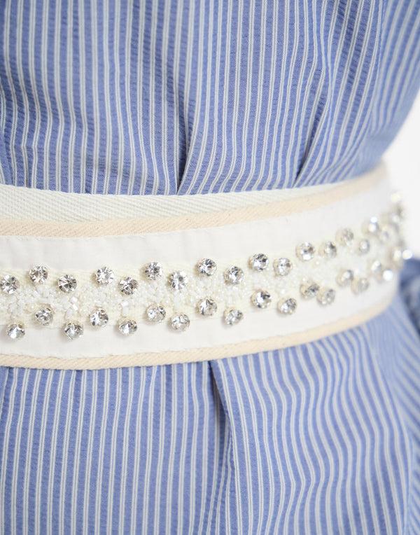 Ines De La Fressange Ceinture Nelly En Coton Bio écru