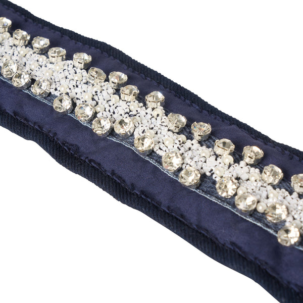 Ines De La Fressange Ceinture Nelly En Coton Bio Marine