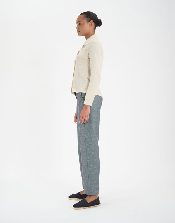 Ines De La Fressange Chemise Cathy En Coton Blanc Ivoire