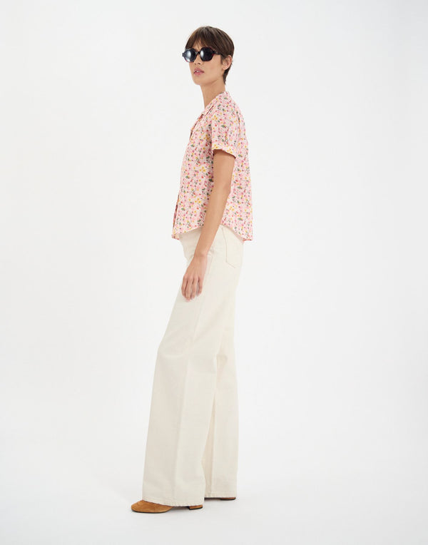 Ines De La Fressange Chemise Constance En Coton à Fleurs
