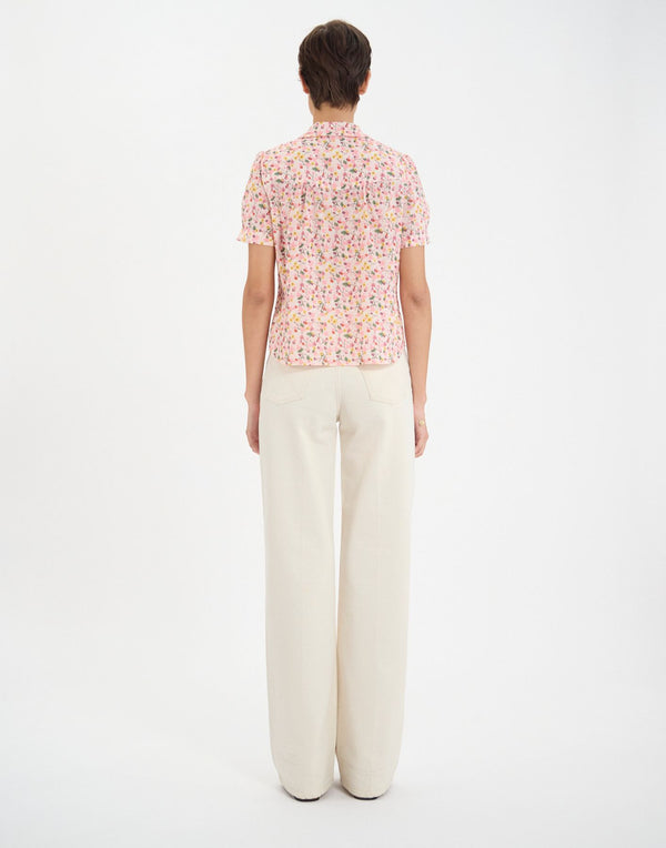 Ines De La Fressange Chemise Constance En Coton à Fleurs