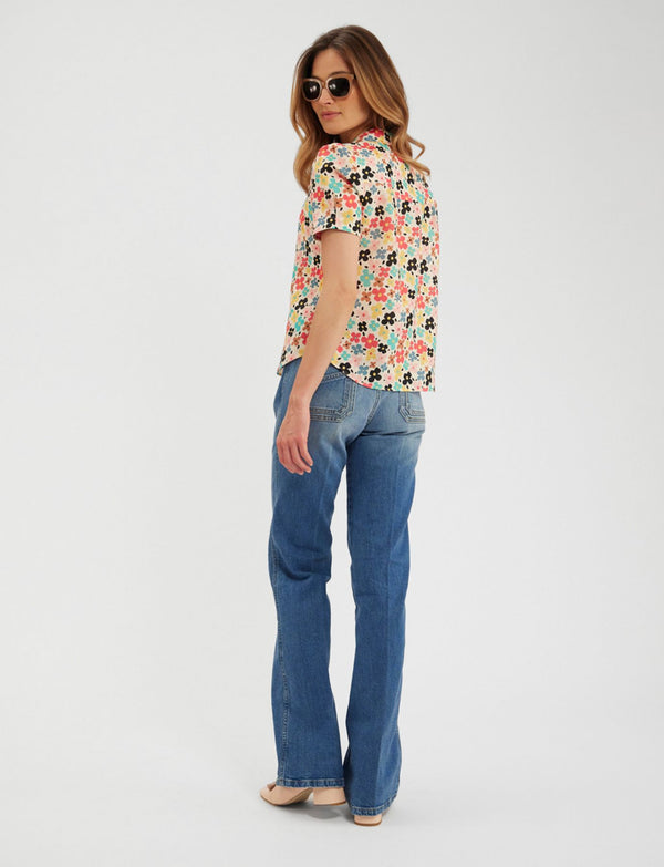 Ines De La Fressange Chemise Constance Imprimé Fleurs