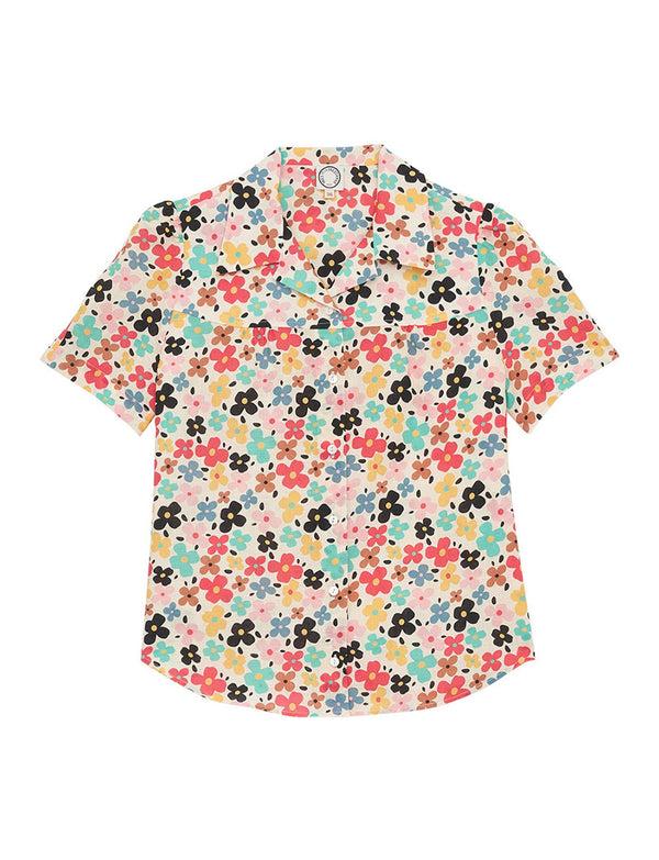ines de la fressange Chemise Constance imprimé fleurs