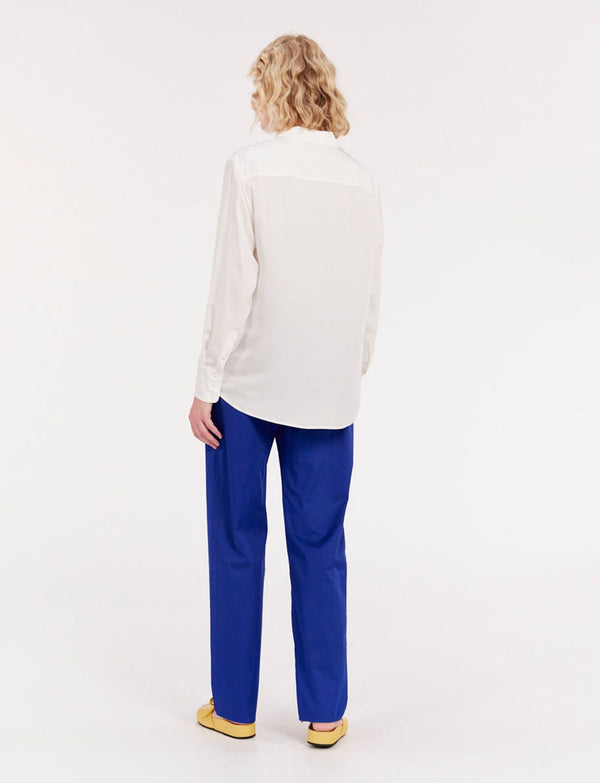 Ines De La Fressange Chemise Maureen Blanche En Viscose