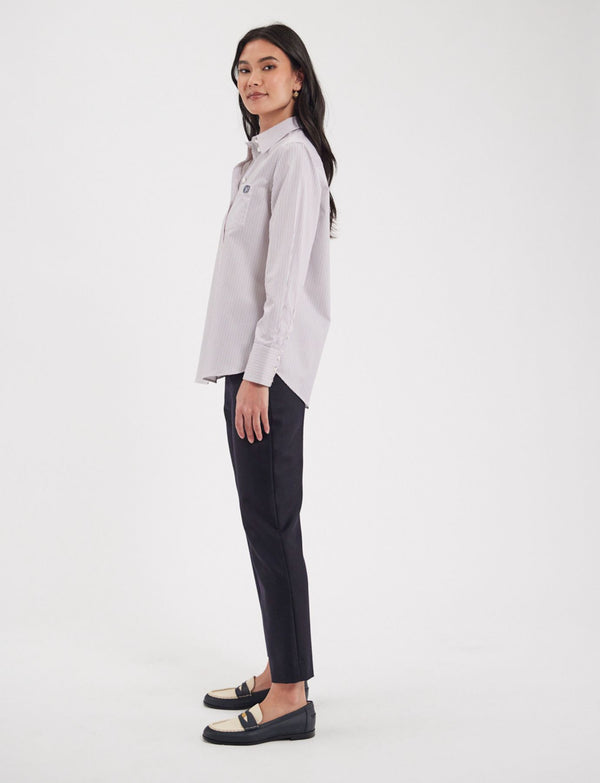 Ines De La Fressange Chemise Maureen Bleu-blanc-rouge