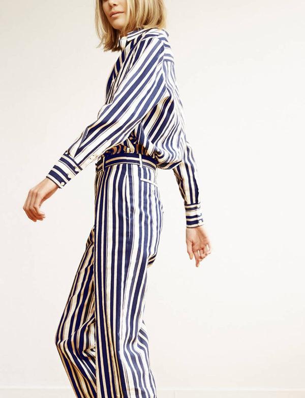 Ines De La Fressange Chemise Maureen Rayée Multicolore